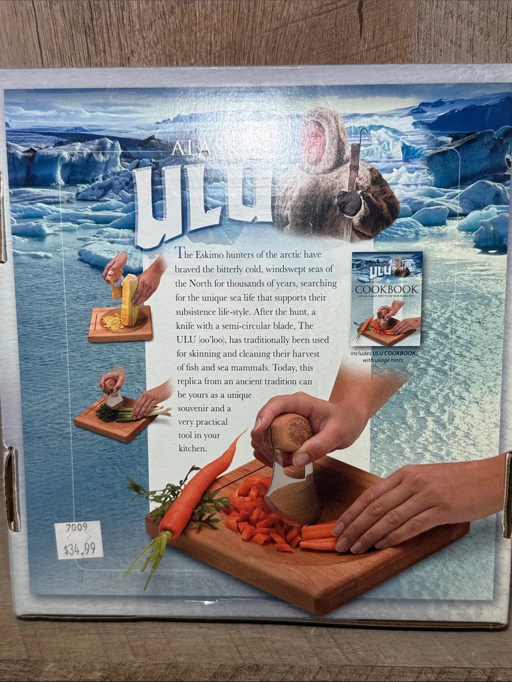 Premium Alaska Ulu Chopping Bowl Set